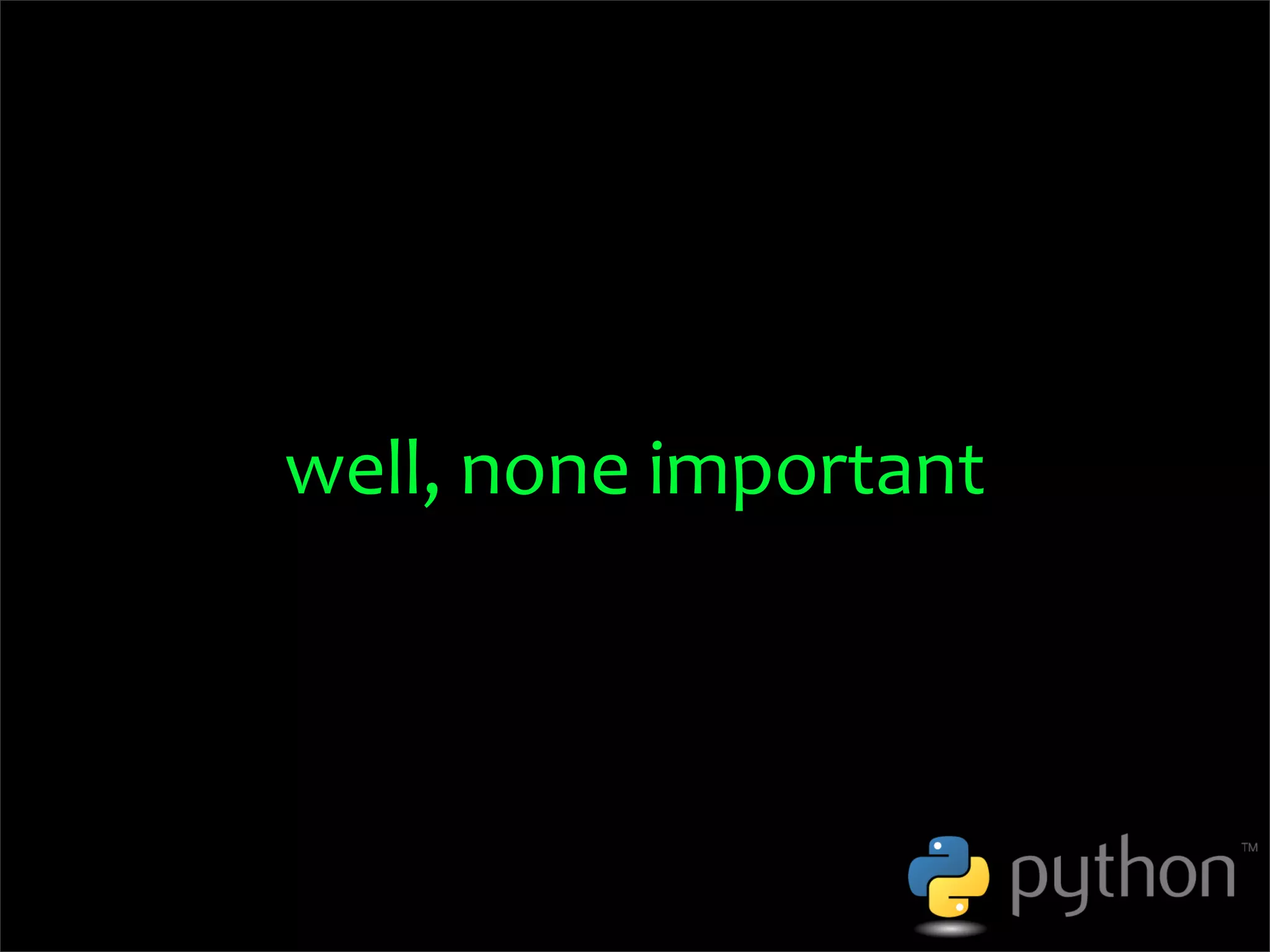OSCON 2008: Porting to Python 3.0