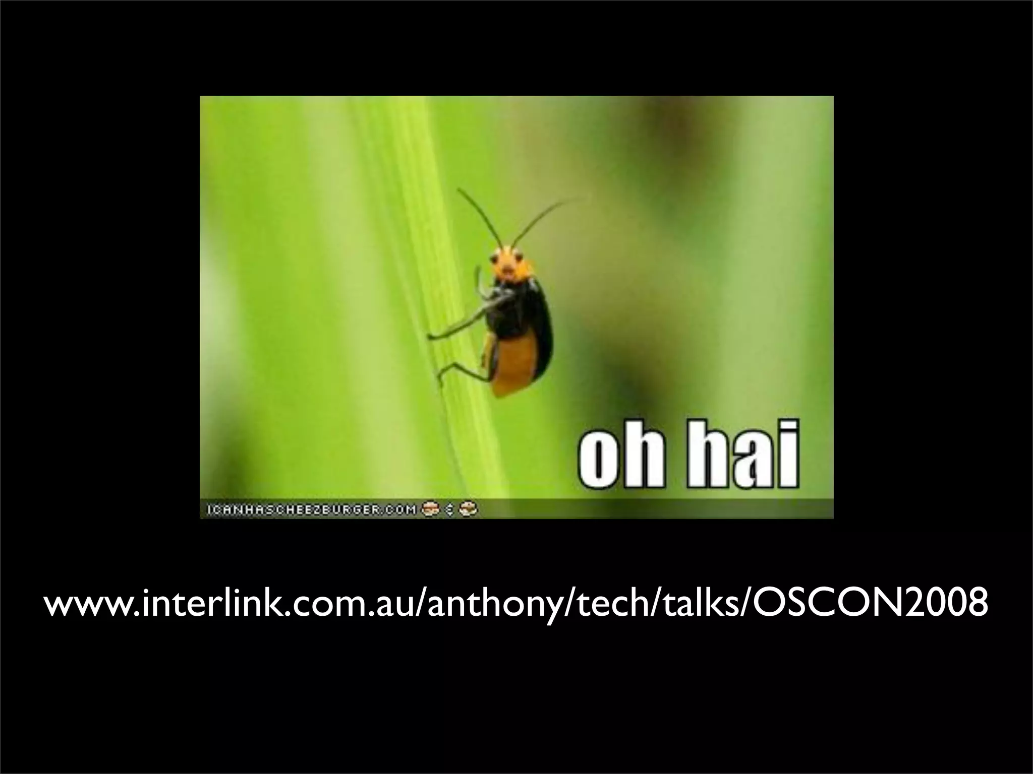 OSCON 2008: Porting to Python 3.0