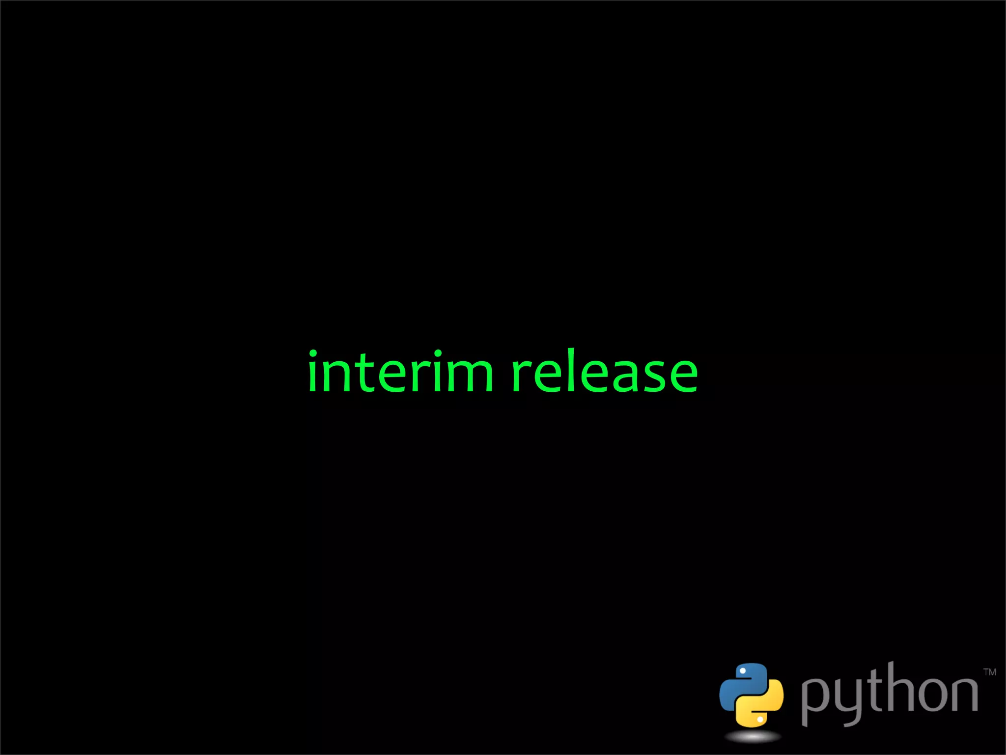 OSCON 2008: Porting to Python 3.0