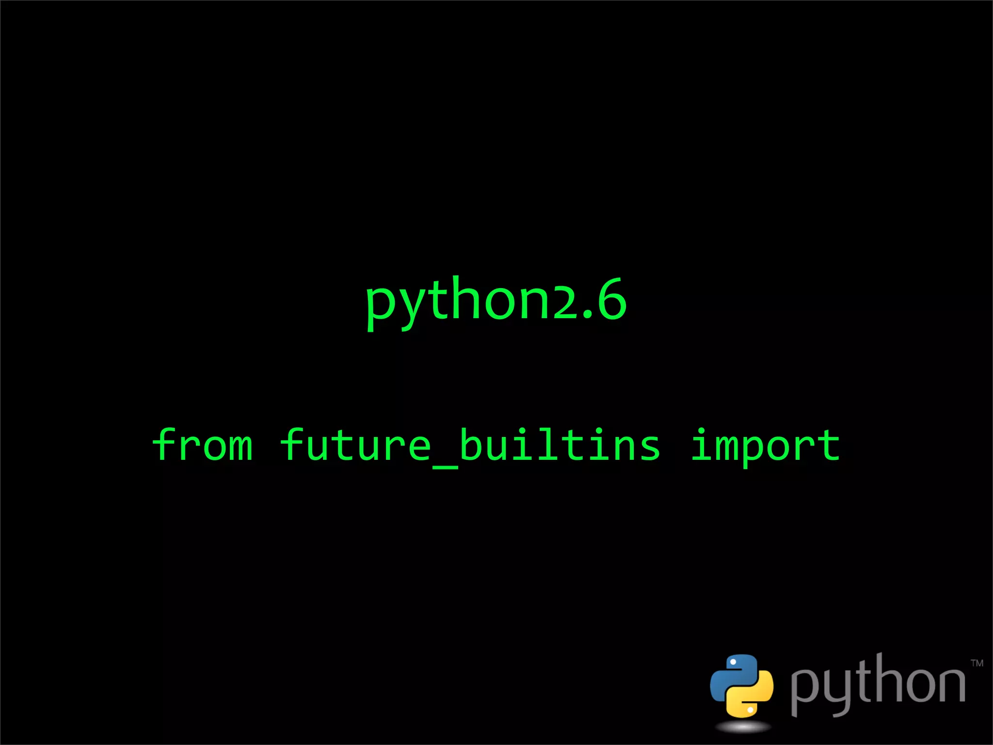 OSCON 2008: Porting to Python 3.0