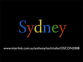 OSCON 2008: Porting to Python 3.0