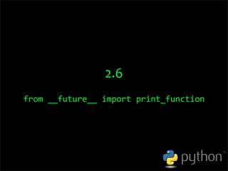 OSCON 2008: Porting to Python 3.0