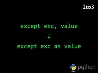 OSCON 2008: Porting to Python 3.0