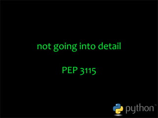 OSCON 2008: Porting to Python 3.0