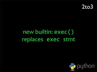 OSCON 2008: Porting to Python 3.0