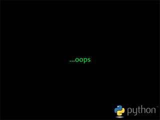 OSCON 2008: Porting to Python 3.0