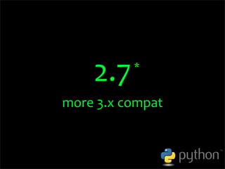 OSCON 2008: Porting to Python 3.0