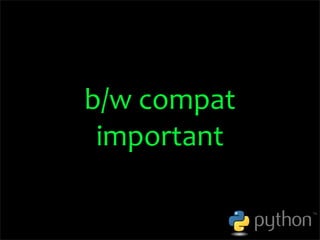 OSCON 2008: Porting to Python 3.0