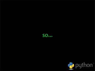 OSCON 2008: Porting to Python 3.0