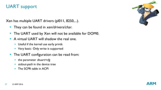 XPDS16: Porting Xen on ARM to a new SOC - Julien Grall, ARM | PDF