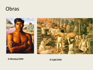 Obras 
O Mestiço/1934 O Café/1935 
 