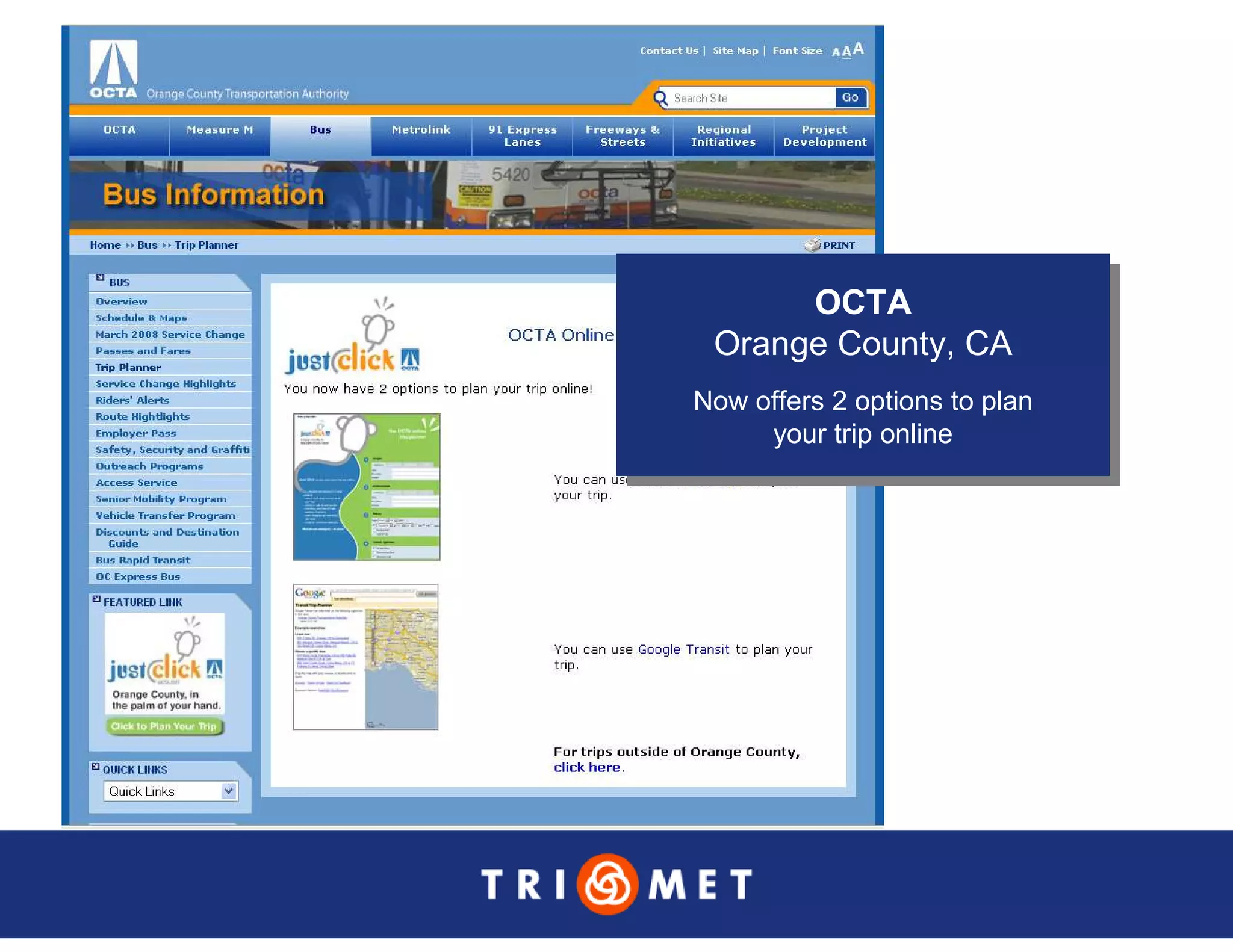 Portland TriMet Presentation On Data Sharing (Updated Version)