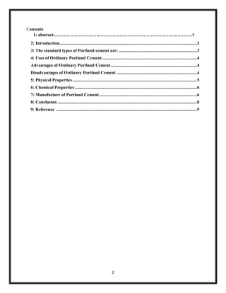 Portland cement in concrete | PDF