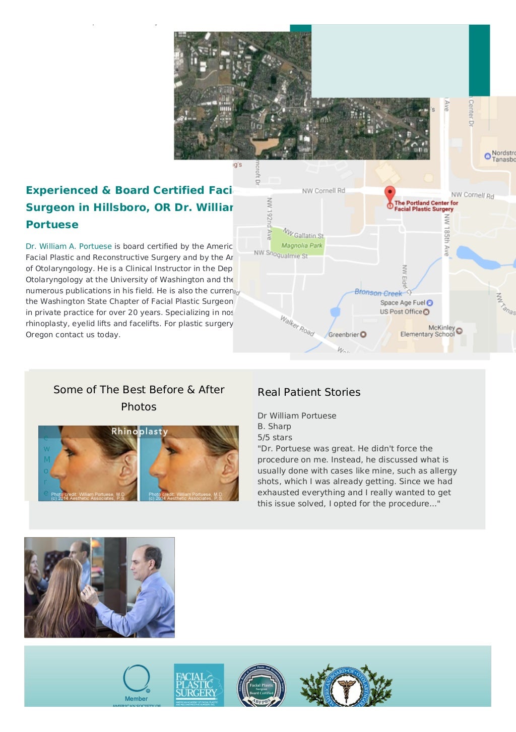 Top Facial Plastic Surgeon Portland Oregon Best Cosmetic Surgery