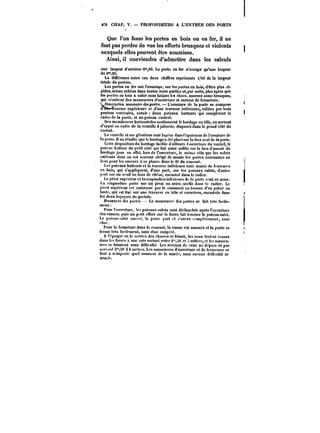 476 CHAP. V. PROFONDEURS A L'ENTRÉE DES PORTS 
Que l'on fasse les portes en bois ou en fer, il ne 
faut pas perdre de vue les efforts brusques et violents 
auxquels elles peuvent être soumises. 
Ainsi, il conviendra d'admettre dans les calculs 
une largeur d'environ 0°*,<M. La porte en fer n'occupe qu'une largeur 
de O'20. 
La différence entre ces deux chiffres représente i/tO de la largeur 
totale du pertuis. 
Les portes en fer ont l'avantage, sur les portes en bois, d'être plus ri-gides, 
mieux reliées dans toutes ieurs parties et, par suite, plus aptes que 
les portes en bois à subir sans fatigue les chocs, souvent assez brusques, 
qui résuttent des manoeuvres d'ouverture et surtout de fermeture. 
'PMcr//)<Mn MmmoiredetpoWft.–L'ossature de la porte se compose 
auth-~raveMe supérieur'* et d'une traverse inférieure, reliées par trois 
poutres verticales, savoir deux poteaux battants qui complètent te 
cadre de la porte, et un poteau central. 
Des membrures horizontales soutiennent le bordage en tôle, ou servent 
d'appui au cadre de la ventelle à jalousie, disposée dans le grand côté du 
vantai). 
La ventette et ses g~sières sont torées dans l'épaisseur de l'ossature de 
la porte. Il en résulte que le bordage a été placé sur la face aval de la porte. 
Cette disposition du bordage facilite d'ailleurs l'ouverture du vantail, le 
poteau battant du petit cote qui fait ainsi saillie sur la face d'amont du 
bordage joue en effet. lors de l'ouverture, le mémo rôle que les volets 
saillants dont on est souvent obligé de munir les portes tournantes en 
Lnis pour les amener & se ptacct dans le H) du courant. 
Les poteaux battants et la traverse inférieure sont munis de fourrures 
en bois, qui s'appliquent, d'une part, sur les poteaux valets, d'autre 
p-'rt sur un sfuit en bois de chfne, encastré dans le radier. 
Le pivot supérieur et lacrapaudine inférieure de la porte s~nt en acier. 
La crapaudine porte sur un pivot en acier, scetté dans le radier. Le 
pivot supérieur est embrassé par le coussinet en bronze d'un palier en 
foute, qui est fixé sur une traverse en tôle et cornières, encastrée dans 
les deux bajoyers du pertuis. 
JMtMOEMtre dcs po <M. La mano'uvrc des portes se fait très facile-ment 
Pour l'ouverture, les poteaux-valets sont déetanchés après l'ouverture 
des vannes, puis un petit effort sur la barre fait tourner le poteau-valet. 
Le putcau-vatot outot, la porte liart et N'ouvre comptctemcnt, sans 
choc. 
Pour la fermeture dans le courant, ta vanne est amenée et la porte se 
ferme très facilement, sans choc exagéré. 
A t'époque oX te service des chasses se faisait, les eaux étaient tenues 
dans les fosses a une cote variant entre 4"i0 et :i mÈt<ct<,ct tes manoeu-vres 
se faisaient sans difliculté. Les niveaux de crue ne dcpass nt pas 
sumcnt 3*°,KO & 4 mf'ttcs. Les maHO'uvrcs d'ouverture et de fermeture se 
tbot à n'importe quel n'ornent de la marée, sans aucune dttficutté ni 
avatic. 
 