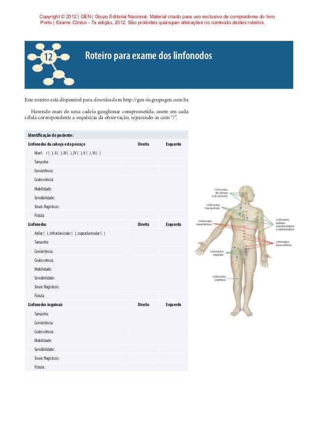 Porto exame clinico (roteiros) - 7 ª ed