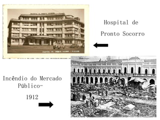 Hospital de  Pronto Socorro Incêndio do Mercado Público-  1912 