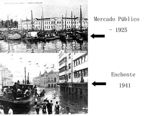 Mercado Público  - 1925 Enchente 1941 