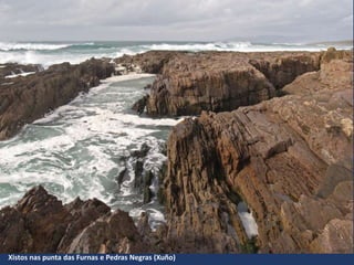 Xistos nas punta das Furnas e Pedras Negras (Xuño)
 