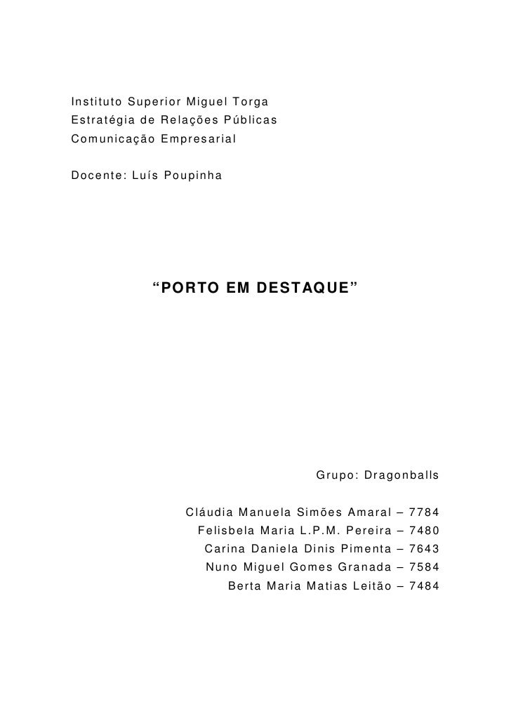 Porto Em Destaque