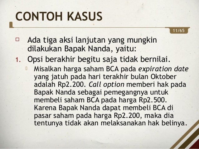 Portofolio Investasi Bab 17 Analisis Opsi