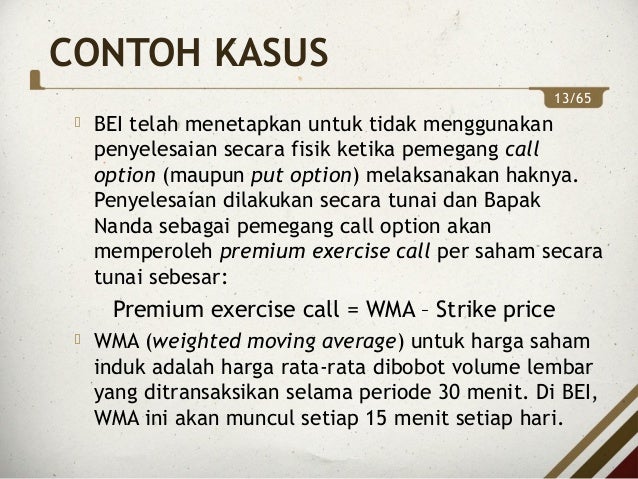 Contoh Kasus Penilaian Saham Umi Soal