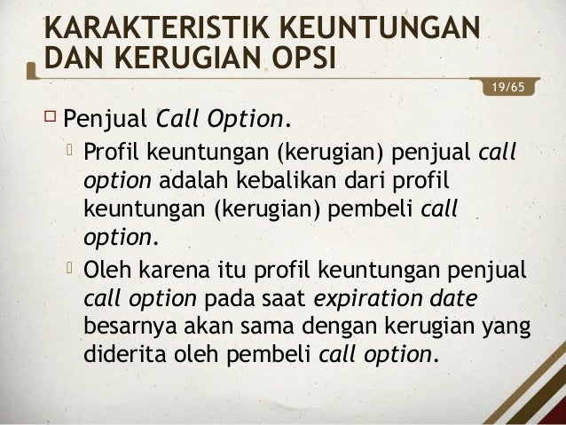 huruf berbentuk di forex opsi call adalah