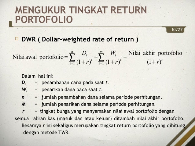 Portofolio Investasi Bab 19 Evaluasi Kinerja Portofolio