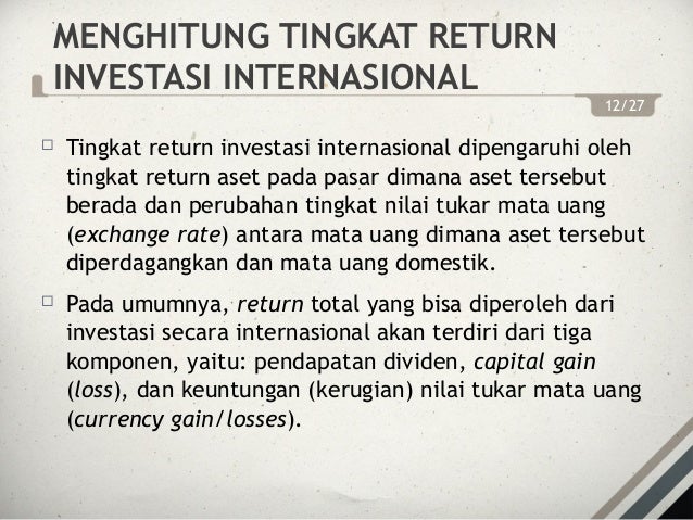 Tingkat Keuntungan Yang Diharapkan - Pembahasan Soal