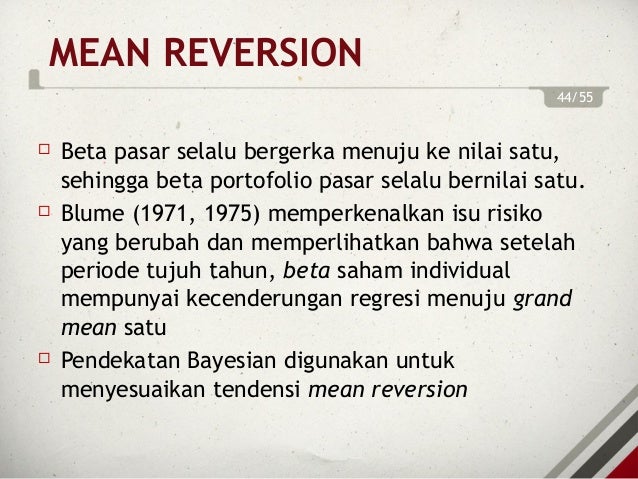 Portofolio Investasi Bab 21 Estimasi Beta