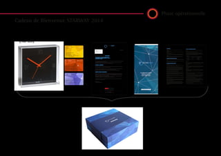 Phase opérationnelle
Cadeau de Bienvenue STARWAY 2014
RED GIANT
ALESSANDRO TENDERINI
società S.R.L.
CODICE PERSONALE 012345
TEL N° USER HUB: +39 1234 56789
VALID THROUGH 12/2014
STAR
ALESSANDRO TENDERINI
società S.R.L.
CODICE PERSONALE 012345
TEL N° USER HUB: +39 1234 56789
VALID THROUGH 12/2014
ALESSANDROTENDERINI
SOCIETÀS.R.L.
CODICEPERSONALE012345
TELN°USERHUB:+39123456789
VALIDTHROUGH12/2014
ALESSANDROTENDERINI
SOCIETÀS.R.L.
CODICEPERSONALE012345
TELN°USERHUB:+39123456789
VALIDTHROUGH12/2014
ALESSANDROTENDERINI
SOCIETÀS.R.L.
CODICEPERSONALE012345
TELN°USERHUB:+39123456789
VALIDTHROUGH12/2014
SUPERNOVA
ALESSANDRO TENDERINI
società S.R.L.
CODICE PERSONALE 012345
TEL N° USER HUB: +39 1234 56789
VALID THROUGH 12/2014
For STARWAY information and enquiries
please dial UserHub assistance telephone
number and enter personal code printed
on your card or visit
www.pixartprinting.com/starway.
By using this card you accept STARWAY
Membership, subject to program Terms
and Conditions.
This card is not transferable.
For STARWAY information and enquiries
please dial UserHub assistance telephone
number and enter personal code printed
on your card or visit
www.pixartprinting.com/starway.
By using this card you accept STARWAY
Membership, subject to program Terms
and Conditions.
This card is not transferable.
For STARWAY information and enquiries
please dial UserHub assistance telephone
number and enter personal code printed
on your card or visit
www.pixartprinting.com/starway.
By using this card you accept STARWAY
Membership, subject to program Terms
and Conditions.
This card is not transferable.
RED GIANT
ALESSANDRO TENDERINI
società S.R.L.
CODICE PERSONALE 012345
TEL N° USER HUB: +39 1234 56789
VALID THROUGH 12/2014
STAR
ALESSANDRO TENDERINI
società S.R.L.
CODICE PERSONALE 012345
TEL N° USER HUB: +39 1234 56789
VALID THROUGH 12/2014
ALESSANDROTENDERINI
SOCIETÀS.R.L.
CODICEPERSONALE012345
TELN°USERHUB:+39123456789
VALIDTHROUGH12/2014
ALESSANDROTENDERINI
SOCIETÀS.R.L.
CODICEPERSONALE012345
TELN°USERHUB:+39123456789
VALIDTHROUGH12/2014
ALESSANDROTENDERINI
SOCIETÀS.R.L.
CODICEPERSONALE012345
TELN°USERHUB:+39123456789
VALIDTHROUGH12/2014
SUPERNOVA
ALESSANDRO TENDERINI
società S.R.L.
CODICE PERSONALE 012345
TEL N° USER HUB: +39 1234 56789
VALID THROUGH 12/2014
For STARWAY information and enquiries
please dial UserHub assistance telephone
number and enter personal code printed
on your card or visit
www.pixartprinting.com/starway.
By using this card you accept STARWAY
Membership, subject to program Terms
and Conditions.
This card is not transferable.
For STARWAY information and enquiries
please dial UserHub assistance telephone
number and enter personal code printed
on your card or visit
www.pixartprinting.com/starway.
By using this card you accept STARWAY
Membership, subject to program Terms
and Conditions.
This card is not transferable.
For STARWAY information and enquiries
please dial UserHub assistance telephone
number and enter personal code printed
on your card or visit
www.pixartprinting.com/starway.
By using this card you accept STARWAY
Membership, subject to program Terms
and Conditions.
This card is not transferable.
RED GIANT
ALESSANDRO TENDERINI
società S.R.L.
CODICE PERSONALE 012345
TEL N° USER HUB: +39 1234 56789
VALID THROUGH 12/2014
STAR
ALESSANDRO TENDERINI
società S.R.L.
CODICE PERSONALE 012345
TEL N° USER HUB: +39 1234 56789
VALID THROUGH 12/2014
ALESSANDROTENDERINI
SOCIETÀS.R.L.
CODICEPERSONALE012345
TELN°USERHUB:+39123456789
VALIDTHROUGH12/2014
ALESSANDROTENDERINI
SOCIETÀS.R.L.
CODICEPERSONALE012345
TELN°USERHUB:+39123456789
VALIDTHROUGH12/2014
ALESSANDROTENDERINI
SOCIETÀS.R.L.
CODICEPERSONALE012345
TELN°USERHUB:+39123456789
VALIDTHROUGH12/2014
SUPERNOVA
ALESSANDRO TENDERINI
società S.R.L.
CODICE PERSONALE 012345
TEL N° USER HUB: +39 1234 56789
VALID THROUGH 12/2014
For STARWAY information and enquiries
please dial UserHub assistance telephone
number and enter personal code printed
on your card or visit
www.pixartprinting.com/starway.
By using this card you accept STARWAY
Membership, subject to program Terms
and Conditions.
This card is not transferable.
For STARWAY information and enquiries
please dial UserHub assistance telephone
number and enter personal code printed
on your card or visit
www.pixartprinting.com/starway.
By using this card you accept STARWAY
Membership, subject to program Terms
and Conditions.
This card is not transferable.
For STARWAY information and enquiries
please dial UserHub assistance telephone
number and enter personal code printed
on your card or visit
www.pixartprinting.com/starway.
By using this card you accept STARWAY
Membership, subject to program Terms
and Conditions.
This card is not transferable.
05/06/2014
Via 1° Maggio, 8
30020 - Quarto d’Altino (VE) - Italy
Votre partenaire technologique pour l’impression
38-42 rue Gallieni
YVON GUEMARD
Asniéres-Seine
France
Félicitations! Vous êtes devenu un client STAR
C’est avec grand plaisir que nous vous souhaitons la bienvenue dans notre programme STARWAY,
conçu pour récompenser votre ﬁdélité et soutenir votre business.
Grâce à la conﬁance que vous avez décidé de nous accorder, vous aurez accès à un univers
d’avantages et d’attentions qui rendront votre expérience d’achat toujours plus surprenante.
BÉNÉFICES ET RÉCOMPENSES
Nous sommes heureux de vous présenter notre premier cadeau de collection, le fameux Tic&Tac
de Kartell, dessinée par Philippe Starck ainsi que la carte personnelle du programme.
Etre une STAR signiﬁe entrer dans un univers d’avantages exclusifs, pour cela vous recevrez
une assistance particulière, des promotions dédiées à votre activité et vous pourrez bénéﬁcier
de nombreuses avant-premières exclusives. Pour vous guider dans cette galaxie à découvrir,
vous trouverez en pièce jointe une brochure du programme.
SERVICES DÉDIÉS ET ASSISTANCE
Pixartprinting s’occupera de vous avec le service prioritaire UserHub: vous pourrez communiquer
de manière directe et facile avec votre opérateur via e-mail ou bien appeler le +33-184883954 en
insérant ce code personnel 9342 indiqué également sur votre carte.
Vous pourrez gérer votre compte et visualiser tous les détails de la chronologie de vos commandes
en utilisant les données d’accès à Pixartprinting.
Nous vous invitons à explorer le monde STARWAY, et rester en contact avec nous car de nouveaux
avantages vous attendent chaque mois.
Cordialement,
L’équipe de Pixartprinting
“Astre fascinant qui brille de sa propre lumière et génère une grande
énergie illuminant le ciel”
NOME COGNOME
Indirizzo
CITTÀ (PROVINCIA)
Nazione
A. DEFINIZIONI
“MEMBRO ATTIVO”
È un Cliente che rientra in uno dei tre livelli indicati dai requisiti del programma
STARWAY.
“MEMBRO INATTIVO”
È un Cliente che non rientra più in uno dei tre livelli indicati dai requisiti del programma
STARWAY.
“MEMBERSHIP ANNUALE”
solare, viene aggiornato o rinnovato il livello di appartenenza del Membro Attivo.
“CLIENTE”
Qualsiasi società, impresa, associazione, professionista o privato registrato sul sito
web di Pixartprinting e che abbia effettuato acquisti tramite il sito stesso.
B. OGGETTO DEL PROGRAMMA STARWAY
STARWAY è un programma dedicato ai Clienti di Pixartprinting SpA (“Pixartprinting”)
seguito.
L’adesione al programma STARWAY, che permette di usufruire di una serie di servizi e
condizioni dedicate, è completamente gratuita.
C. ADESIONE, ISCRIZIONE & TERMINE
L’assegnazione al programma STARWAY viene effettuata direttamente da
Pixartprinting.
Al momento dell’assegnazione, i Clienti saranno inseriti in uno dei tre livelli previsti dal
programma STARWAY: (i) Star, (ii) Red Giant, e (iii) Supernova.
I Clienti riceveranno quindi una Membership Annuale e lo status di “Membro Attivo”.
Tale assegnazione avverrà tramite una comunicazione via posta elettronica. Per
attivare la partecipazione al programma STARWAY il cliente dovrà dare conferma
secondo le istruzioni inviate via posta elettronica. Successivamente Pixartprinting
invierà un kit di benvenuto composto da una lettera, una brochure di presentazione
del programma STARWAY, un regalo da collezione e una tessera di riconoscimento
personalizzata con un codice Cliente e una data di validità.
Le tessere associative sono valide per l’anno solare in corso, non sono trasferibili e
possono essere utilizzate solo dai Membri Attivi assegnatari.
Le tessere associative restano di proprietà esclusiva di Pixartprinting. L’uso improprio
di tessere o dei vantaggi attribuiti dal programma STARWAY potrà comportare
l’immediata cessazione o sospensione dal programma stesso e la conseguente revoca
Non sono ammesse assegnazioni multiple al programma. Ogni assegnazione avviene
su base individuale ed è legata a un singolo codice cliente, che sarà l’unico titolare
dell’assegnazione.
L’assegnazione al programma STARWAY rimarrà attiva per un termine massimo di 12
mesi. Le nuove assegnazioni per periodi successivi saranno stabilite da Pixartprinting
all’inizio di ogni anno solare.
I Membri Attivi che desiderano terminare la partecipazione al programma STARWAY
dovranno inviare una comunicazione a Pixartprinting al seguente indirizzo [info.it@
pixartprinting.com]. All’esito di tale procedura tutti i vantaggi e privilegi connessi al
programma STARWAY cesseranno.
In ogni caso, Pixartprinting potrà interrompere la partecipazione al programma
STARWAY in caso di violazione dei presenti Termini e Condizioni, nonché per
qualsiasi comportamento ritenuto scorretto o fraudolento da parte di un partecipante,
con conseguente disattivazione del suo status di Membro attivo. In tale ipotesi,
tutti i vantaggi e privilegi connessi al programma STARWAY saranno interrotti
immediatamente.
D. LIVELLI DEL PROGRAMMA STARWAY
Il programma STARWAY offre tre livelli di appartenenza: (i) Star, (ii) Red Giant e (iii)
Supernova.
Star è il primo livello di ingresso al programma; Red Giant è il secondo livello del
programma e Supernova è il terzo livello del programma.
I requisisti necessari per entrare a far parte di uno dei tre livelli sono determinati
dal numero di ordini annuo e dal “valore ordinato annuo” (al netto delle eventuali
cancellazioni e delle imposte statali). L’assegnazione al programma STARWAY in uno
dei livelli di appartenenza avviene secondo i seguenti criteri:
Tabella riassuntiva:
LIVELLO ORDINI ANNUI VALORE ORDINATO ANNUO*
Star 20 10.000 Euro
Red Giant 20 30.000 Euro
Supernova 20 50.000 Euro
Voci descrittive:
STAR
Rientrano nella categoria i Clienti che dal 01/01/2013 al 31/12/2013 hanno realizzato un
numero minimo di 20 ordini per un valore superiore a 10.000 Euro (al netto degli ordini
annullati e delle imposte).
programma.
RED GIANT
Rientrano nella categoria i Clienti che dal 01/01/2013 al 31/12/2013 hanno realizzato un
numero minimo di 20 ordini per un valore superiore a 30.000 Euro (al netto degli ordini
annullati e delle imposte).
programma.
SUPERNOVA
Rientrano nella categoria i Clienti che dal 01/01/2013 al 31/12/2013 hanno realizzato un
numero minimo di 20 ordini per un valore superiore a 50.000 Euro (al netto degli ordini
annullati e delle imposte).
programma.
L’arco temporale di riferimento coincide con l’anno solare, vale a dire dall’1 gennaio al
31 dicembre dell’anno precedente all’assegnazione. Per il 2014 il periodo di riferimento
va dal 1 gennaio 2013 al 31 dicembre 2013.
Il “valore di ordinato annuo” viene calcolato al netto di tutte le lavorazioni annullate (su
cui non è stato registrato un pagamento), nonché di tutte le lavorazioni non spedite; il
valore di ordinato è altresì considerato al netto delle imposte statali (I.V.A. e V.A.T.)
In seguito all’assegnazione dello status di Membro Attivo in uno dei tre livelli di
livello del programma STARWAY verranno attivate.
Di anno in anno, Pixartprinting comunicherà un aggiornamento del livello di
appartenenza (“benvenuto”, “conferma/rinnovo”, “upgrade/downgrade livello” oppure
“cancellazione dal programma”), durante i primi giorni del mese di gennaio dell’anno in
corso, sulla base dei dati calcolati durante l’anno solare precedente.
Solo per il 2014, la data di inizio del programma STARWAY è prevista per il 5 maggio
2014. Per tutti gli anni successivi si procederà come sopra indicato.
solare di riferimento (31 dicembre).
Di anno in anno, Pixartprinting aggiornerà lo status di appartenenza dei Membri Attivi
Horloge Tic&Tac
(Kartell)
Packaging
La forme et la fonction sont celles
de l'emballage d’un bijoux ; la
couleur et la texture renvoient à la
galaxie de STARWAY.
Le conteneur est aussi important
que le contenu. Chaque élément
trouve son emplacement prévu.
Carte Lettre de Bienvenue Brochure Termes et conditions
 