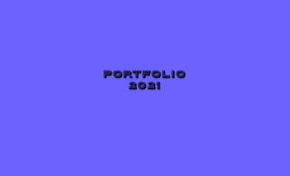 Portfolio

2021
 
