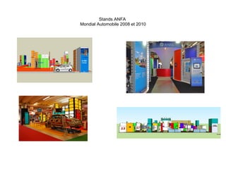 Stands ANFA  Mondial Automobile 2008 et 2010 
