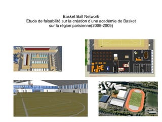 Basket Ball Network Etude de faisabilité sur la création d’une académie de Basket sur la région parisienne(2008-2009) 