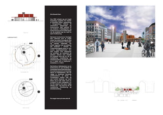 Erik Brandt Dam


                                                                    Hos EBD arbejde jeg på meget
                                                                    forskellige projekter fra interiør
                                                                    til Grøndals kirken, beplantning
                                                                    i Kongenshave Odense til
                                                                    sommerhus tilbygninger og
                                                                    konkurrencer. Men specielt et
                                                                    nyt klubhus i Fælledparken og
                                                                    konkurrencen om et nyt Nørreport
                                    Facade 1:250
                                                                    var de projekter jeg var med fra
                                                                    start til aﬂevering.

nørreport                                                           Nørreport konkurrence forslaget
                                                                    blev udformet som et meget
                                                                    stramt og enkelt hovedgreb med
                                                                    brug af minimalistisk virkemidler
                                                                    og robuste materialer. En
                                                                    enkelt bygning midt på pladsen
      information                         toiletter                 lidt forskudt i forhold til
                                                                    Frederiksborggade aksen er den
                                                                    eneste bygningselement, den
                                                                    skal fungere som billet/kiosk
                                                                    og samlings og mødested på
                                                       kiosk
                                                                    pladsen. Udover som arkitekt
                                                                    på projektet stod jeg for alt 3d
                                                                    modellering, visualisering og
                    billetsalg
                                                                    billedbehandling. Projektet vandt
     bænk
                                           glasvæg/
                                                                    en 2. plads og er publiceret i
                                           skydedør                 Arkitekten nr. 3 2010.

                                                                    Nyt klubhus i fælledparken var en
                                                                    konkurrence til nye faciliteter til
                                                                    forskellige lokale fodboldklubber.
                                                                    Grunden er placeret i nordvestlige
                         Plan af stueetage 1:250
                                                                    hjørne af Fælledparken. Det var
                                                                    vigtigt at klubhuset bevarede
                                                                    parkkarakteren, så derfor er
                                                                    overgangene mellem inde og
                                                                    ude overalt ﬂydende og huset
                                                                    åbner sig til alle sider, som en
                                   dep.                             invitation til aktiv deltagelse. En
                                                                    ﬁn lille opgave som jeg er rigtig
                                                      frokoststue
                                                                    tilfreds men. Jeg stod for alt 3d
                    toiletter
                                                                    modellering, visualisering og
                                                                    billedbehandling.

                          kontor


                                     omklædning




                                                                    Se meget mere på www.ebd.dk
                                                                                                          S-tog   hovedtrappe   Re, IC   cykelparkering




                                 Plan af 1. sal 1:250
 