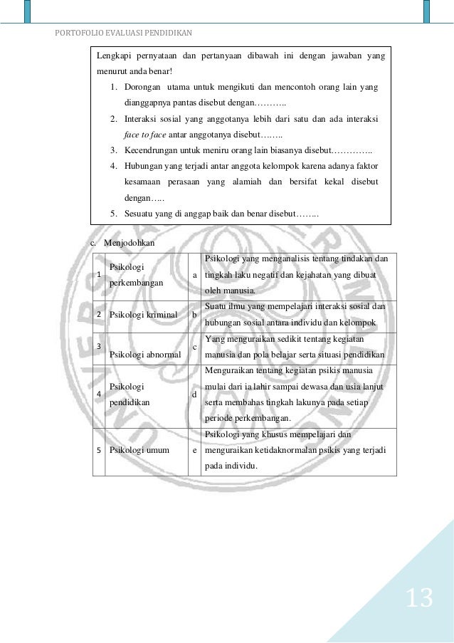 Contoh Evaluasi Pendidikan Orang Dewasa - Simak Gambar Berikut