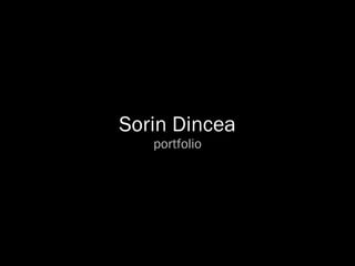 Sorin Dincea
   portfolio
 