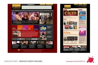 GENEVIEVE KRIEFF I GRAPHISTE CREATIF FREELANCE   www.genevievekrieff.com
 