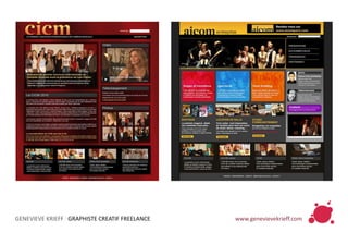 GENEVIEVE KRIEFF I GRAPHISTE CREATIF FREELANCE   www.genevievekrieff.com
 