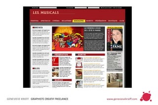 GENEVIEVE KRIEFF I GRAPHISTE CREATIF FREELANCE   www.genevievekrieff.com
 