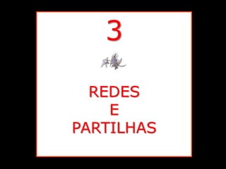 3

  REDES
    E
PARTILHAS
 