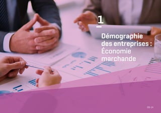 1
–
Démographie
des entreprises :
Économie
marchande
09-14
 