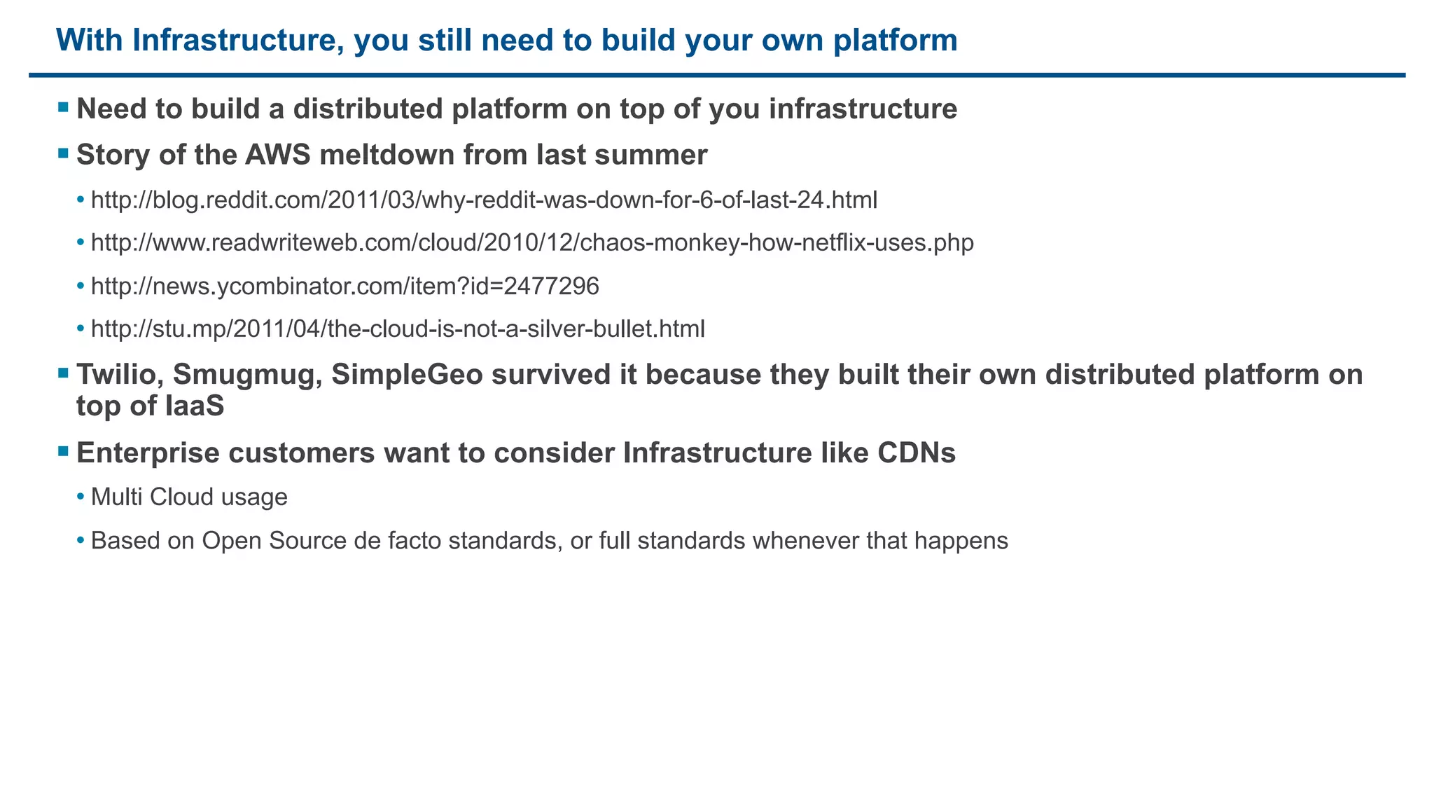 Infrastructure



48
 