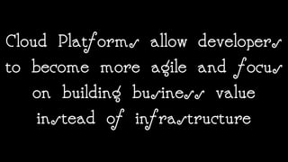 @chanezon


      French
     Polyglot
   Server Side
  San Francisco
Developer Relations
 