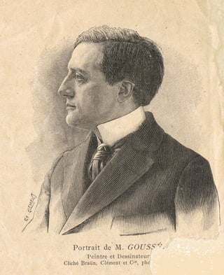 Portrait de Henri Goussé, peintre et dessinateur