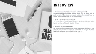 #PortraitDeStartuper par Sébastien Bourguignon
INTERVIEW
 Comment vous décririez-vous en tant qu'entrepreneur ?
Une entre...