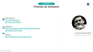 Portrait de startuper #27 - MyCookr - Guillaume Sauvage Combat