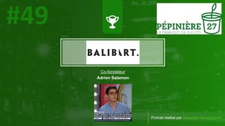 #PortraitDeStartuper
Portrait réalisé par Sébastien Bourguignon
Co-fondateur
Adrien Salamon
 