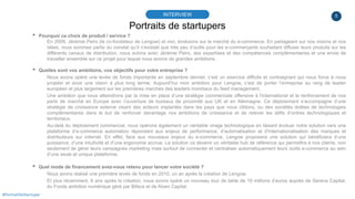 5
Portraits de startupers
INTERVIEW
#PortraitDeStartuper
▸ Pourquoi ce choix de produit / service ?
En 2009, Jérémie Peiro...