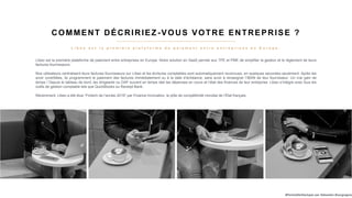 #PortraitDeStartuper par Sébastien Bourguignon
COMMENT DÉCRIRIEZ -VOUS VOTRE ENTREPRISE ?
Libeo est la première plateforme...